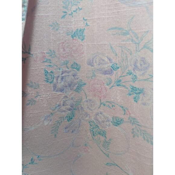 Vintage 80s Blazer Pink Floral Print Long-Sleeve Vintage Style, Size L - Picture 3 of 8